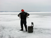 Ice Fishing Harlan Lake